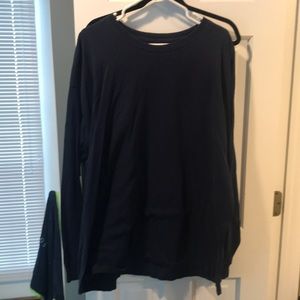 Blue long sleeve Fruit of the Loom T-shirts